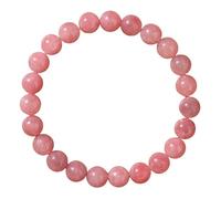 RWGSNB 8 Mm Rose Quartz Crystal Bracelets Dainty Natural Gemstone Bracelets Elastic Protection Love Beaded Stones Bangles Spiritual Jewellery Gifts for Women Men
