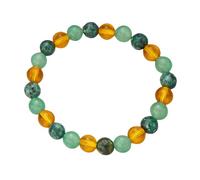 RWGSNB Women Crystal Bracelets, Chakra Bracelet for Women Men 8 mm Natural Chakra Stones Anxiety Bangles Energy Gemstone Balance Reiki Yoga Bangles Lucky Crystal Friendship Gifts Anxiety Stress-12