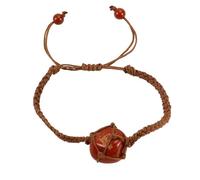 RWGSNB Women Crystal Bracelets Irregular Red Jasper Bracelet For Womens Healing Raw Stone Bangles Adjustable Handmade Braided Rope Gemstone Bangles Reiki Yoga Crystal Jewelry Spiritual Gifts
