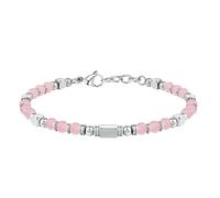 RWGSNB Women Natural Stone Bracelets 4 Mm Rose Quartz Bracelet For Womens Girls Natural Stone Bangles Adjustable Lobster Clasp Trendy Beaded Gemstone Bangles Reiki Yoga Crystal Jewelry Spiritual Gif