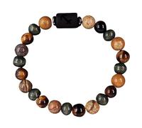RWGSNB Zodiac Sign Constellation Gemstone Bracelet Personalized Natural Tiger Eye Stones Bracelet Spirit Beaded Protection Crystal Bangles Blessing Birthday Gifts Sagittatius