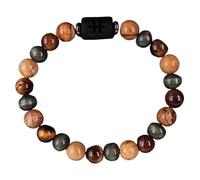RWGSNB Zodiac Sign Constellation Gemstone Bracelet Personalized Natural Tiger Eye Stones Bracelet Spirit Beaded Protection Crystal Bangles Blessing Birthday Gifts Pisces