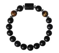 RWGSNB Zodiac Sign Constellation Gemstone Bracelet Premium Matte Black Onyx Stones Bracelet Spirit Protection Crystal Bangles Blessing Birthday Gifts for Women Men Sagittarius