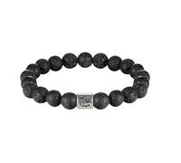 RWGSNB Zodiac Sign Constellation Gemstone Bracelet Premium Natural Lava Stone Beads Bracelet Protection Crystal Bangles Jewellery Birthday Gifts for Women Men Cancer