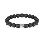 RWGSNB Zodiac Sign Constellation Gemstone Bracelet Premium Natural Lava Stone Beads Bracelet Protection Crystal Bangles Jewellery Birthday Gifts for Women Men Scorpio
