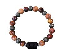 RWGSNB Zodiac Sign Natural Stone Bracelet 12 Constellation 8Mm Beads Gemstone Bracelet Protection Crystal Bangles Lucky Charm Birthday Gifts for Men Women Taurus
