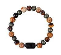 RWGSNB Zodiac Sign Natural Stone Bracelet 12 Constellation 8Mm Beads Gemstone Bracelet Protection Crystal Bangles Lucky Charm Birthday Gifts for Men Women Scorpio