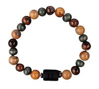 RWGSNB Zodiac Sign Natural Stone Bracelet 12 Constellation 8Mm Beads Gemstone Bracelet Protection Crystal Bangles Lucky Charm Birthday Gifts for Men Women Gemini