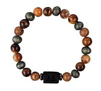 RWGSNB Zodiac Sign Natural Stone Bracelet 12 Constellation 8Mm Beads Gemstone Bracelet Protection Crystal Bangles Lucky Charm Birthday Gifts for Men Women Libra