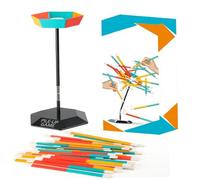 Rwigeboo 1 Set Stick Stack Game, Colorful Lightweight Stacking Game, Fun Kids Balance, Balancing Training Educational Stack for Kids Stacking