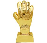 Rwigeboo Soccer Trophy, 5x3x8 Inch Resin Golden Glove Trophy, The Golden Glove for Match Sports, Spelling Bee Championships, Tournaments, Competitions