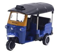 Rwigeboo Toddler Tricycle, Vintage Simulation Alloy Tuk Tuk Vehicle Toy, Collectible Indian Figurines for Home Decoration and GiftingToddler Tricycle