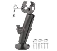 Rwigeboo Trolling Motor Stabilizer, 360° Adjustable Trolling Motor Mount Support with 1.5" Tough-Claw Mount Easy Clamp on & Quick Release