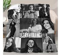 Rwillppycfei Novelty Lana Music Del Theme Rey Throw Blanket, Plush Microfiber Blankets and Throws for Better Sleep, Lightweight Air Conditioning Blanket 50"x60"