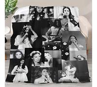 Rwillppycfei Plush Lana Music Del Theme Rey Throw Blanket, Flannel Fleece Blankets and Throws for Better Sleep, Sauna Air Conditioning Blanket 60"x80"