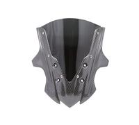 RWITWKPK motorcycle windshield For Honda CBR650F CB650F 2014-2018 Motorcycle Sports Viser VIsor Fairing Windshield Front Screen Windscreen windscreen double bubble(Carbon Fiber)