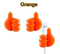 RWLQWEA Mdingbao-Multi-Purpose Hooks Self Adhesive Thumb Hook Multifunction Adhesive Cable Clip Holder Creative Silicone Thumb Wall Hooks for Home Office, Strong Adhesive Wall Hooks(Orange,2Pcs)