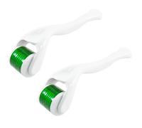 Rwotlls Derma Roller Microneedling Roller for Face - 0.25mm (2P White)