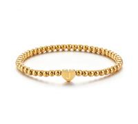 RWQIAN Letter Bracelet Gold Stainless Steel, Personalized Initial Bracelet Women Heart Letter J Charm Chain Jewelry Gift for Teenage Girls Valentine's Day Easter