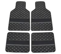 RWQZEOJO 4 Pieces Car Floor Mats, For Seat Arosa Hatchback(6H) 1997-2004 Water Proof Car Carpet Full Coverage Car Floor Mats Durable Floor Protection Floor Mat Set,D