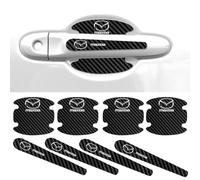 RWQZEOJO Car Door Handle Protector,For Mazda 2 3 5 6 Cx7 Cx5 Cx9 Cx-5 Cx3 MX-5 CX30 Waterproof AntiScratch Auto Hand Grip Stickers Car Door Handle Protective Film Door Bowl Sticker