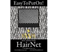 RWR No Knot Equestrian Hair Net (Black)