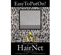 RWR No Knot Equestrian Hair Net (Gray)