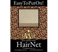 RWR No Knot Equestrian Hair Net (Light Brown)