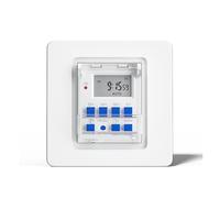 RWRAPS 1 Second Interval Programmable Digital Timer Switch Relay Control Time 7 Days 28 Groups ON OFF Panel Mounted (Color : 220V)
