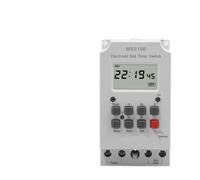 RWRAPS MS319B 200-240VAC 25A 99ON Programmable Din Rail Digital Timer Switch School Bell Time Controller (Color : A)