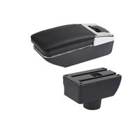 RWRPQEDEXM For Geely For MK GC6 Car Armrest Box Central Storage Box King Kong Retrofit With USB Accessories Center Console Armrest(A black line No USB)
