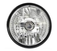 RWRPQEDEXM Motorcycle Headlight Assembly 7 Inch Universal Motorcycle LED Headlight H4 35W Head Lamp 9 Wires Turn Signal Light Headlamp(1)