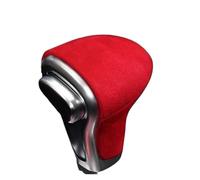 RWRPQEDEXM Shifter Lever Stick for A4 A4L for A5 for A6 A6L for A7 Q5 Q7 S6 S7 Suede Car Gear Shift Knob Trim Cover Interior Tuning Accessories(Red)