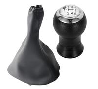 RWRPQEDEXM Shifter Lever Stick for Yaris II 2 MK2 2005-2011 Car Gear Shift Knob Shifter Lever Stick Gaiter Boot Cover Cars Accessories(6 Speed Silver 2pcs)