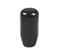 RWRPQEDEXM Shifter Lever Stick Universal Carbon Fiber Gear Shift Knob Manual Transmission Shifter Lever Knob Round Ball Shape Handle Knob(73MM Black)