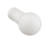RWRPQEDEXM Shifter Lever Stick Universal Manual Black Car Gear Shift Knob Lever Car Gear Shift Knob Anti Slip Soft Silicone Car Hand Handle Ball(White)