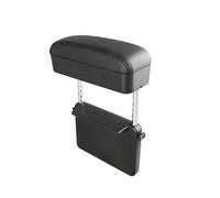 RWRPQEDEXM Universal Car Armrest Box Elbow Support Adjustable Seat Gap Organizer Arm Rest Cushion Accessories Center Console Armrest(1 set Full Black)