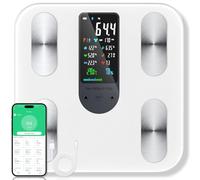 RWSRW Body Fat Scales with Large Display, Personal Scales with Body Fat Analysis, Ultra Precision Scales with Body Fat and Muscle Mass, Scales People with App, Digital Body Scales with 22 Readings