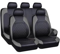 RWTECH Car Seat Covers Universal Set for Dacia Dokker/Duster Van/Logan/Logan MCV Fiskal Stepway/Nova/Supernova/Sandero/Sandero Stepway Car Accessories, Black Grey