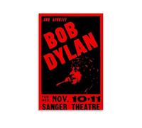 RWTWQGEQWGR Bob Dylan 1981 New Orleans Poster Art Wall Decorative Aesthetic Cover Poster Design Painting 12x18inch(30x45cm) Unframe-style