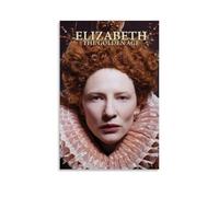 RWTWQGEQWGR Elizabeth The Golden Age Movie Poster Art Wall Decorative Aesthetic Cover Poster Design Painting 24x36inch(60x90cm) Unframe-style