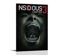 RWTWQGEQWGR Insidious Chapter 3 Poster Art Wall Decorative Aesthetic Cover Poster Design Painting 16x24inch(40x60cm) Frame-style