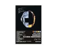 RWTWQGEQWGR Random Access Memories by Daft Punk Album Poster Art Wall Decorative Aesthetic Cover Poster Design Painting 12x18inch(30x45cm) Unframe-style