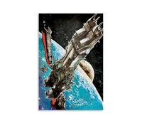 RWTWQGEQWGR The Super Dimension Fortress Macross Poster Art Wall Decorative Aesthetic Cover Poster Design Painting 08x12inch(20x30cm) Unframe-style