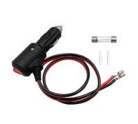 RWUJILONG 12V Cigarette Lighter Plug With Switch On Off - Heavy Duty Cigarette Lighter Plug Replacement With Leads & LED 15A, 12V Male Cigarette Lighter Plug Adapter 16AWG 2FT For Car Truck Motorcycle