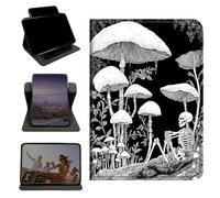 RWUTYTIUL Case for iPad Air 3rd Generation 2019 / iPad Pro 2017 10.5", 360 Degree Rotating Stand with Multi-Angle Vertical & Horizontal Viewing Shockproof Shell for Women Men, Dark Mushroom
