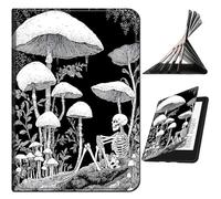 RWUTYTIUL Case for iPad Pro 11 Inch 4th/3rd/2nd/1st Generation 2022/2021/2020/2018, Slim PU Leather Smart Cover with Multi-Angle Anti-Slip Stand [Auto Wake/Sleep] Shell for Women Men, Dark Mushroom