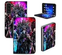 RWUTYTIUL Case for Microsoft Surface Duo 2 2021 8.3", Minimalist Ultra Slim Durable Hard PC Protective Phone Fold Cover for Women Men, Night Warriors