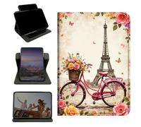 RWUTYTIUL Case for Samsung Galaxy Tab S10 Plus 2024/S9 FE+/S9 Plus 12.4" 2023, 360 Degree Rotating Stand with Multi-Angle Vertical Shockproof Protective Shell for Women Men, Bicycle Leaning Tower