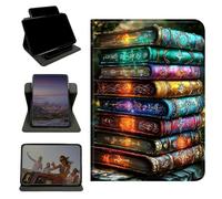RWUTYTIUL Case for Samsung Galaxy Tab S6 Lite 10.4" 2024/2022/2020, 360 Degree Rotating Stand with Multi-Angle Vertical & Horizontal Viewing Shockproof Protective Shell for Women Men, Colorful Books